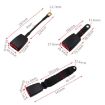 Universal 3-Point Car Seat Belt with Emergency Locking - Iron Bar Latch - 4