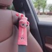 Cute Cartoon Seat Belt Cushion, 23cm, Pink Cat - 1