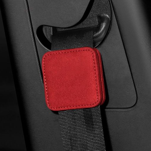 Car Seat Belt Limiter Elastic Adjuster - Red - 1