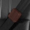 Car Seat Belt Limiter Elastic Adjuster - Brown - 2