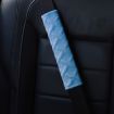 Car Plush Seat Belt Shoulder Pad Cover - Blue (1 Pair) - 2