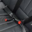Car Rear Seat Safety Belt Connector - One Support and Two Extension Belt - 3
