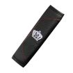 Carbon Fiber Leather Car Seat Belt Cover - Red - 3