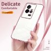 Vivo iQOO 11 Transparent Plating Phone Case - Silver - 5