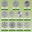 Dental Lab Polishing Diamond Discs 0.2mm Rotary Cutting Tool - 5