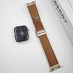 Apple Watch Ultra 2 49mm Leather Watch Band - Starlight Color - 5