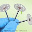 Dental Lab Polishing Diamond Discs 0.2mm Rotary Cutting Tool - 6
