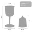COOL CAMP CF-523 Removable Portable Outdoor Camping Wine Glass - 4