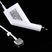 85W MagSafe 2 Car Charger for Apple Macbook A1398/A1424 - White - 3