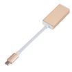 USB-C/Type-C 3.1 Male to Mini DP Female HD Converter - 12cm (Gold) - 2