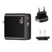 65W USB-C/Type-C + QC3.0 Laptop Charging Adapter - EU/US Plug - 1