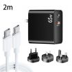 65W USB-C Laptop Charging Adapter + 2m USB-C Data Cable Set - 1
