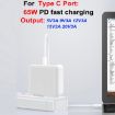 65W USB-C Laptop Charging Adapter + 2m USB-C Data Cable Set - 5