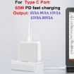GaN 100W Dual USB + Dual USB-C Charger for Apple MacBook - US/UK Plug - 4