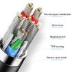 Mini 5-pin USB to USB 2.0 Coiled Cable, 25cm Length, Black - 3