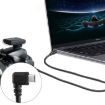 90 Degree Mini USB Male to USB 2.0 AM Adapter Cable - 25cm Length - 5