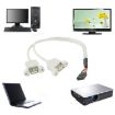 9 Pin Internal Header to 2x USB 2.0 AF Mount Pannel Cable - 30cm Length - 4