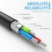 USB 2.0 Male to 2 Micro USB Male Cable - 30cm Length - 3