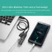USB 2.0 Male to Dual USB Female Adapter Cable - 30cm (Black) - 7