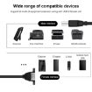 USB 2.0 Type-B Male to USB 2.0 Female Printer/Scanner Adapter Cable - 4