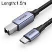 Ugreen Type-C to Type-B Printer Cable, 1.5m Length - 1