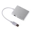 4 in 1 USB 3.0 to VGA HDMI DVI RJ45 Network Card Ethernet Converter - 3