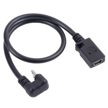 Mini USB Female to Micro USB Male Data Charging Cable - Fast Charging Adapter - 1