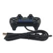 PS4 Wired Game Controller - Black Blue - 3