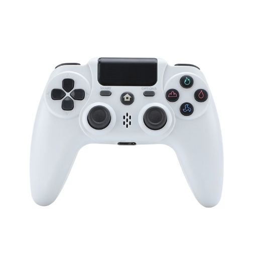 White ZR486 Wireless Game Controller for PS4 - 1