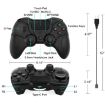 MB-P913 PC Six-Axis Somatosensory Gamepad for PS4 Pro (Red Black) - 3