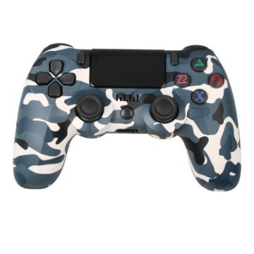 PS4 Wireless Bluetooth Game Controller Camouflage Blue - 1