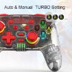 PS3/PS4 Dual Vibration Wireless Gamepad with RGB Lights (Blue) - 5