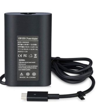 Dell 65W USB-C Thunderbolt 3 Power Adapter Charger (UK Plug) - 1
