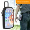 Picture of MP3/MP4 Universal TPU Portable Storage Bag with Hanging Buckle (Black)