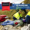 CPR Emergency Face Shield Mask Key Ring - Red - 6