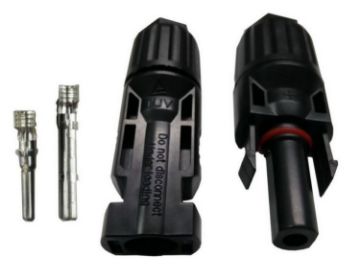 MC4 Connector Male Female 30A 1000V Solar Panel Branch Series PV Cable 2.5/4/6mm2 - 1