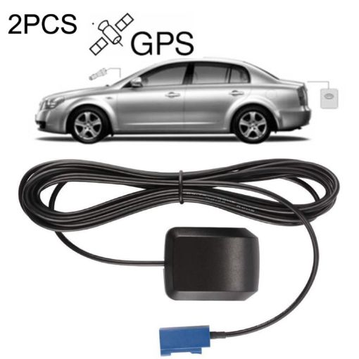 Car DVD Navigation GPS Satellite Antenna Amplifier - 2PCS SMA/FAKRA-C Interface - 1