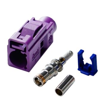 RG174 Cable Fakra Radio Crimp Female Jack/Plug Connector - 1