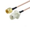 20cm Antenna Extension RG316 Coaxial Cable SMA Male to Fakra B Male - 1
