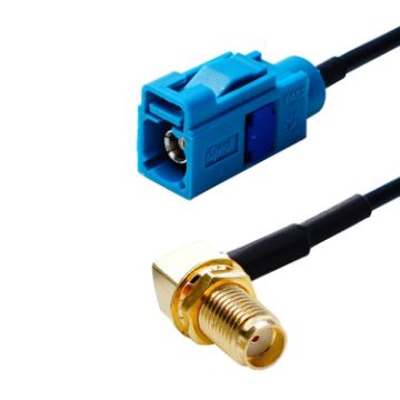 20cm SMA Male to Fakra Z Female RG174 Cable Adapter - 1