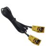 Picture of For RG174 Cable Fakra Radio Crimp Female Jack/Plug Connector with Phantom RF Coaxial (Fakra F)