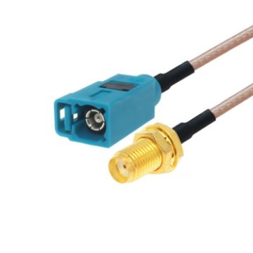 20cm Antenna Extension RG316 Coaxial Cable - SMA Female to Fakra Z Female - 1