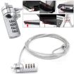4 Digit Computer Lock Notebook Anti-theft Password Lock - 3.5mm x 1.2m - 4