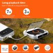 Kecag KC-918 Bluetooth CD Player Headphone Music Walkman (White) - 4