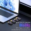 DP1.4 Male to DP 1.4 Female Adapter - 8K 60Hz HD Video Transmission - 5