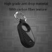 Samsung Galaxy SmartTag 2 TPU Carbon Fiber Half Wrap Keychain Case - 4