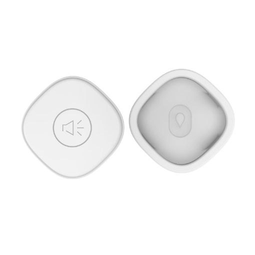 Samsung Galaxy SmartTag Waterproof Silicone Protective Case - White - 1