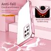 Silver Transparent Plating Case for Realme 8 5G - Fine Hole Design - 6
