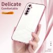 Black Transparent Plating Case for Realme X50 Pro - Fine Hole Design - 5