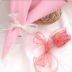 Orange Symphony Fishtail Yarn Flower Cake Baking Ribbon Lace - 4